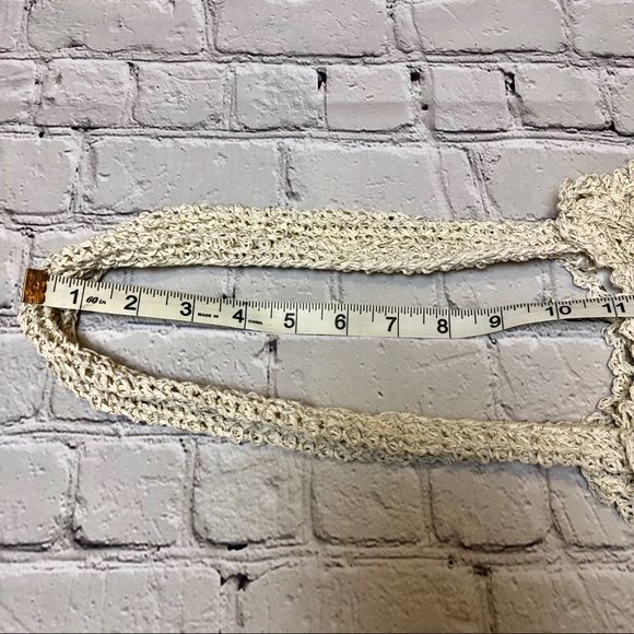 SOLD ⭐️ Cream and silver sparkle tote - Picture 6 of 7